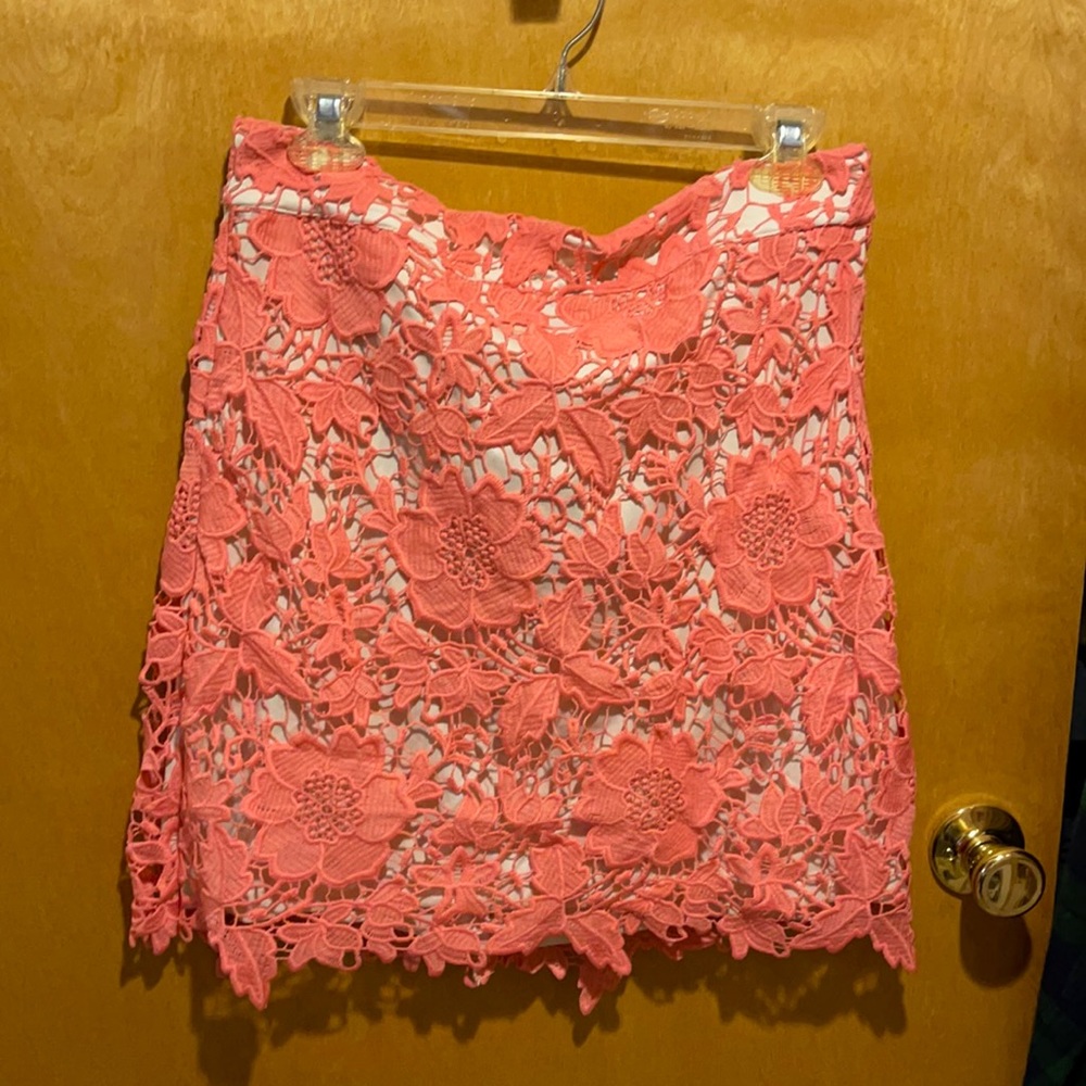 Pink lace LOGT skirt - NWT